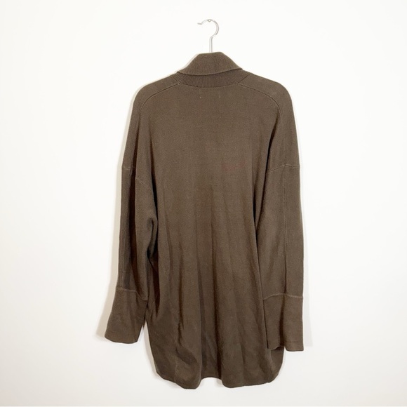 Urban Outfitters Open Front Long Line Brown Cardigan Sweater Small - Picture 2 of 5
